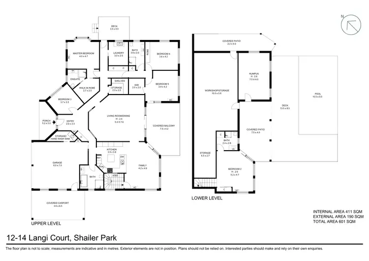 Floorplan of Homely house listing, 12-14 Langi Court, Shailer Park QLD 4128