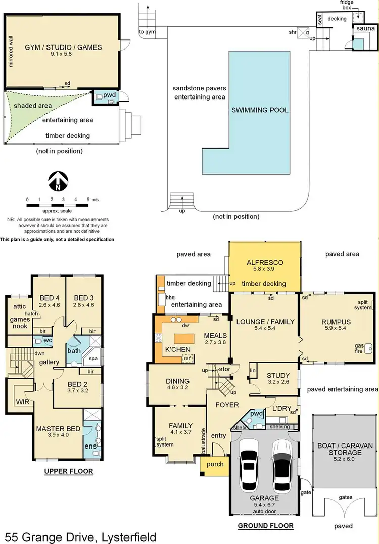 Floorplan of Homely house listing, 55 Grange Drive, Lysterfield VIC 3156