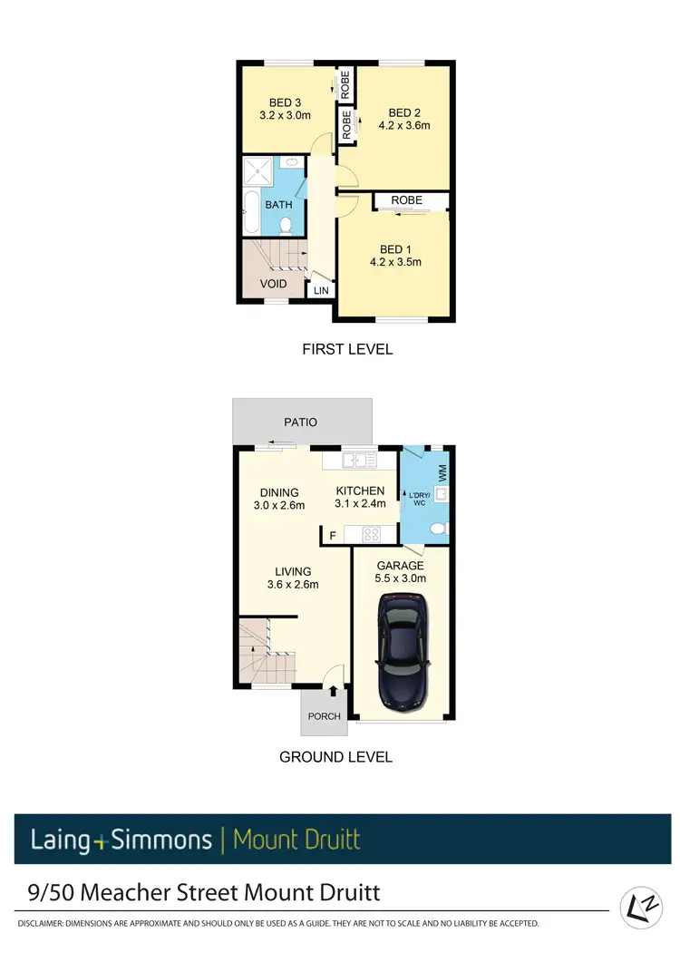 Floorplan of Homely townhouse listing, 9/50 Meacher Street, Mount Druitt NSW 2770