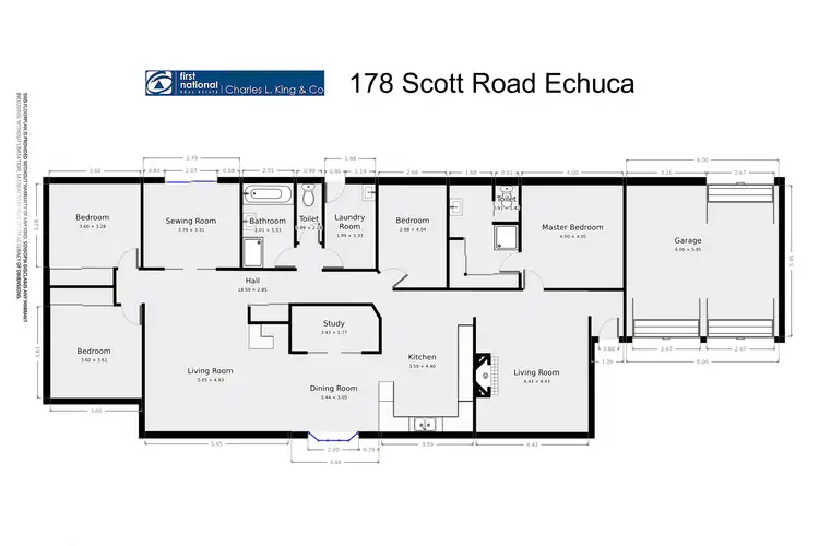 Floorplan of Homely house listing, 178 Scott Road, Echuca VIC 3564