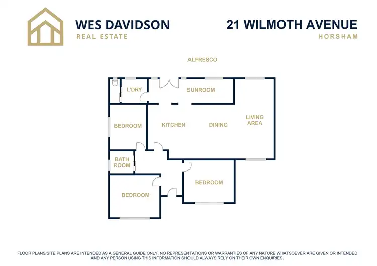 Floorplan of Homely house listing, 21 Wilmoth Avenue, Horsham VIC 3400