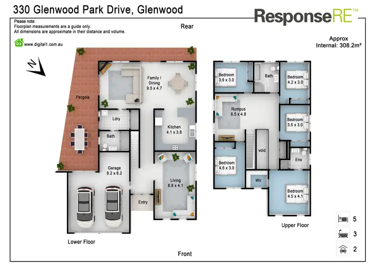 Floorplan of Homely house listing, 330 Glenwood Park Drive, Glenwood NSW 2768