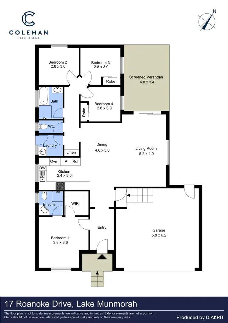Floorplan of Homely house listing, 17 Roanoke Drive, Lake Munmorah NSW 2259