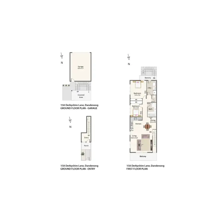 Floorplan of Homely apartment listing, 15A Derbyshire Lane, Dandenong VIC 3175