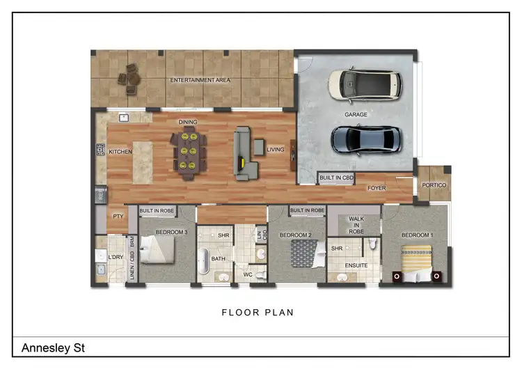 Floorplan of Homely townhouse listing, 29 Annesley Street, Echuca VIC 3564