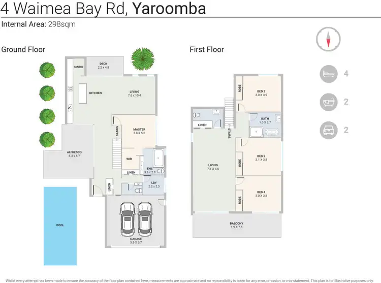 Floorplan of Homely house listing, 4 Waimea Bay Road, Yaroomba QLD 4573