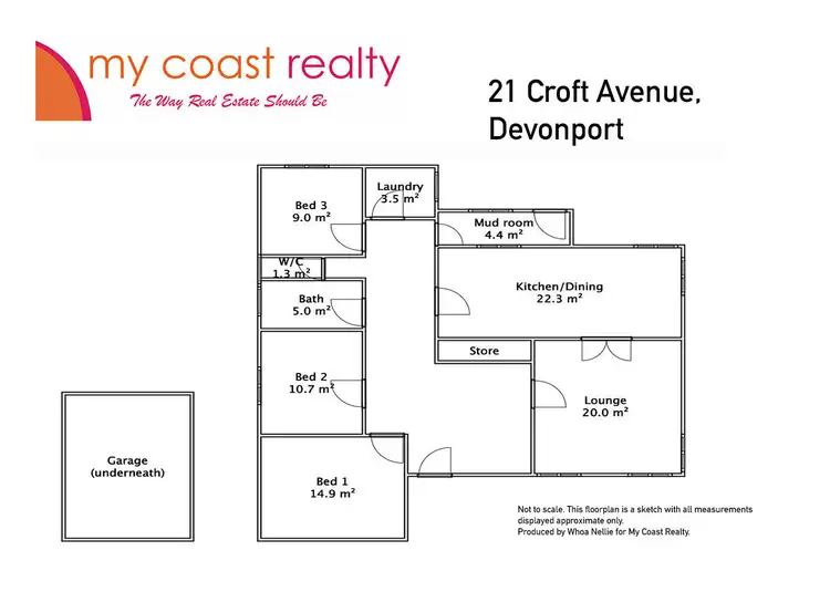 Floorplan of Homely house listing, 21 Croft Avenue, Devonport TAS 7310