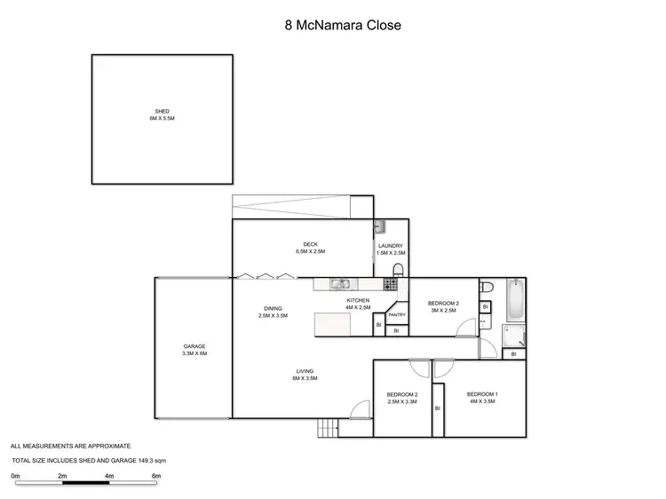 Floorplan of Homely house listing, 8 MacNamara Close, Toormina NSW 2452