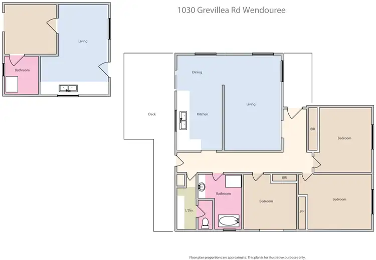 Floorplan of Homely house listing, 1030 Grevillea Road, Wendouree VIC 3355