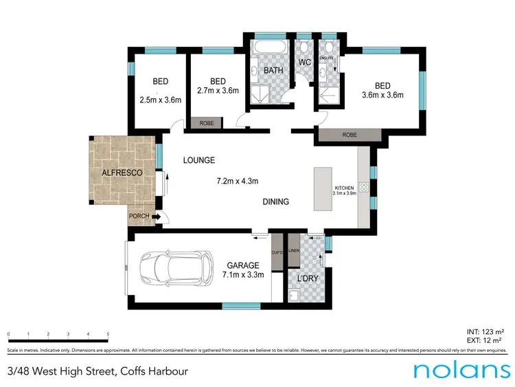 Floorplan of Homely villa listing, 3/48 West High Street, Coffs Harbour NSW 2450
