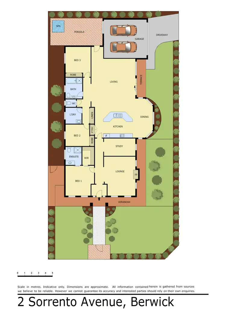 Floorplan of Homely house listing, 2 Sorrento Avenue, Berwick VIC 3806