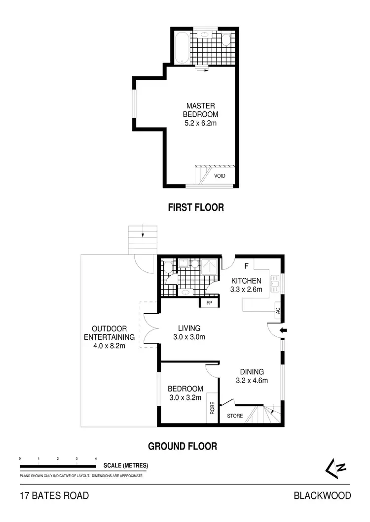 Floorplan of Homely house listing, 17 Bates Road, Blackwood VIC 3458