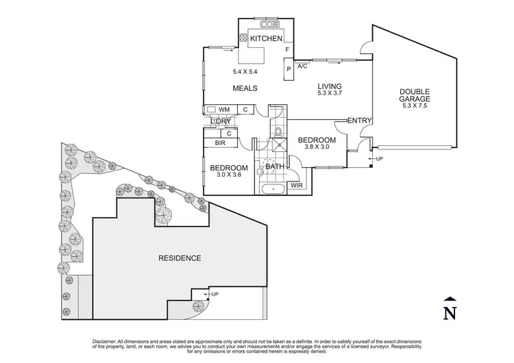 Floorplan of Homely unit listing, 4/14 Weigela Court, Forest Hill VIC 3131