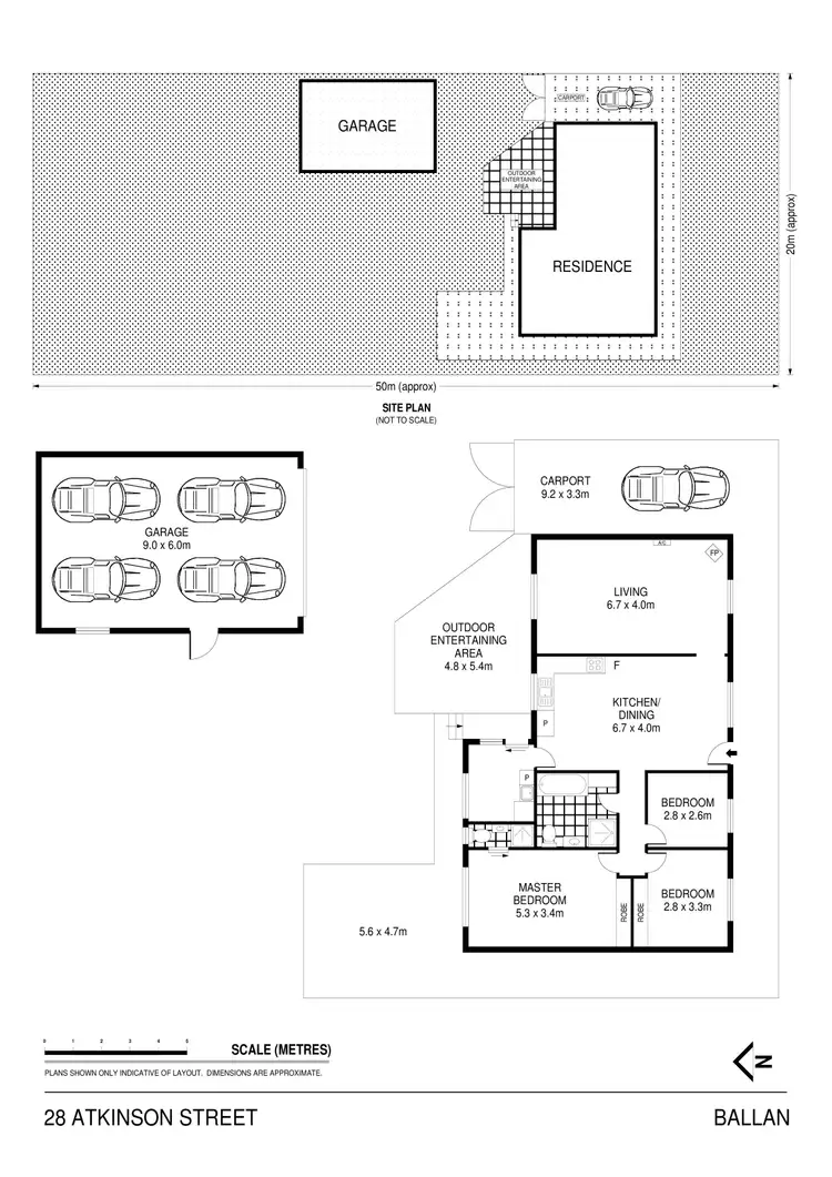 Floorplan of Homely house listing, 28 Atkinson Street, Ballan VIC 3342