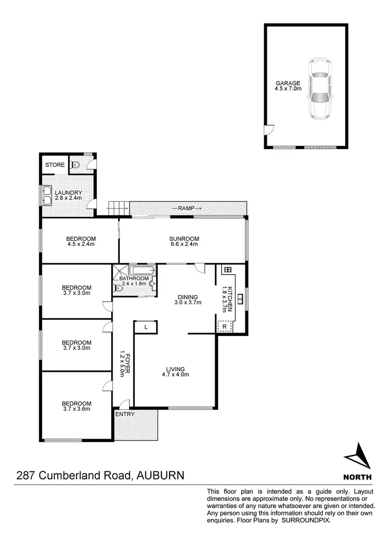 Floorplan of Homely house listing, 287 Cumberland Road, Auburn NSW 2144