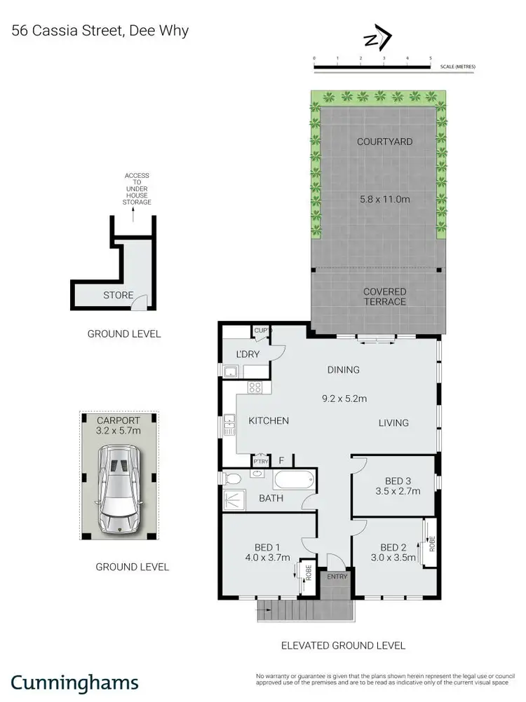 Floorplan of Homely house listing, 56 Cassia Street, Dee Why NSW 2099