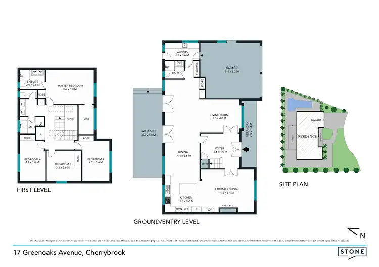 Floorplan of Homely house listing, 17 Greenoaks Avenue, Cherrybrook NSW 2126