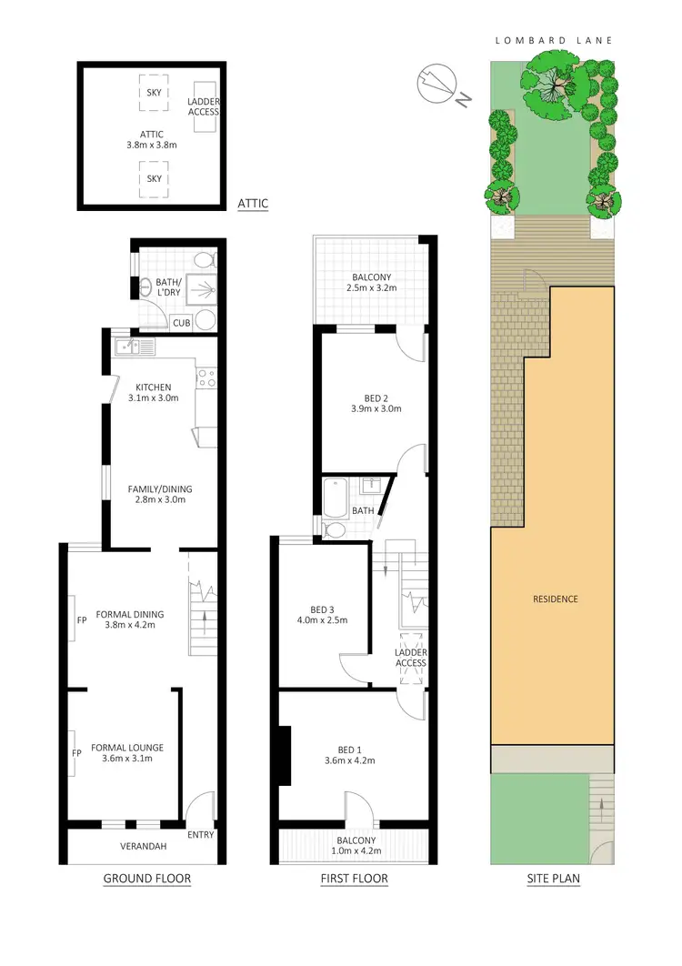 Floorplan of Homely house listing, 45 Lombard Street, Glebe NSW 2037