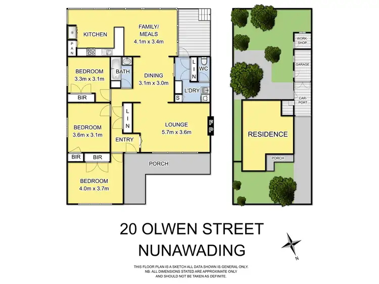 Floorplan of Homely house listing, 20 Olwen Street, Nunawading VIC 3131