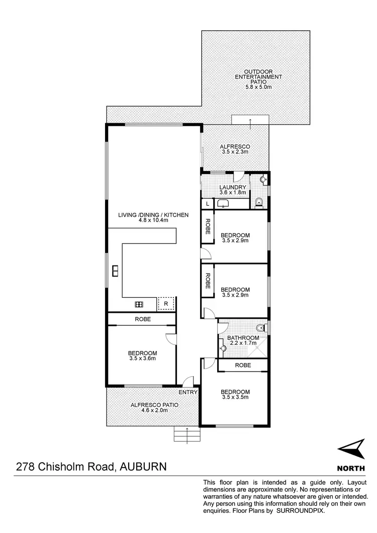 Floorplan of Homely house listing, 278 Chisholm Road, Auburn NSW 2144