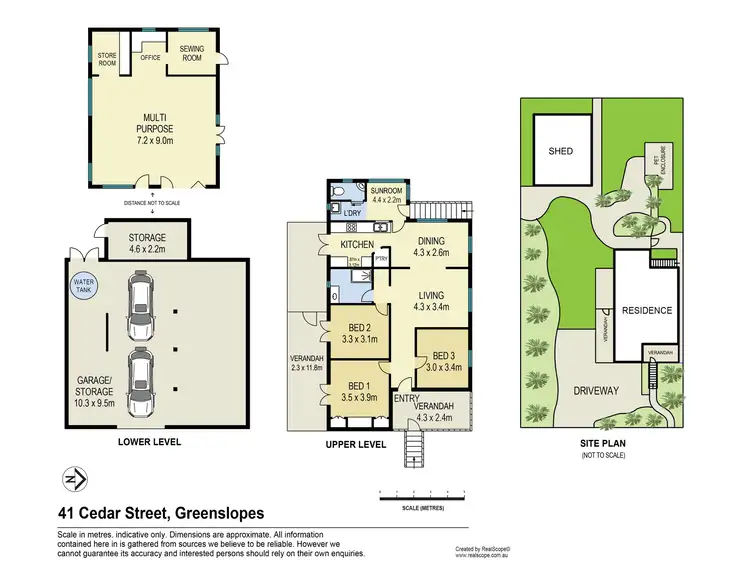 Floorplan of Homely house listing, 41 Cedar Street, Greenslopes QLD 4120