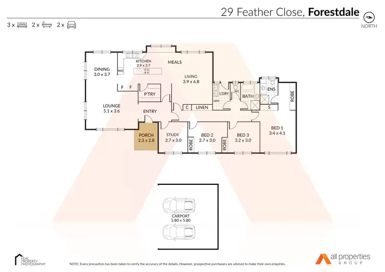 Floorplan of Homely rural property listing, 29 Feather Close, Forestdale QLD 4118
