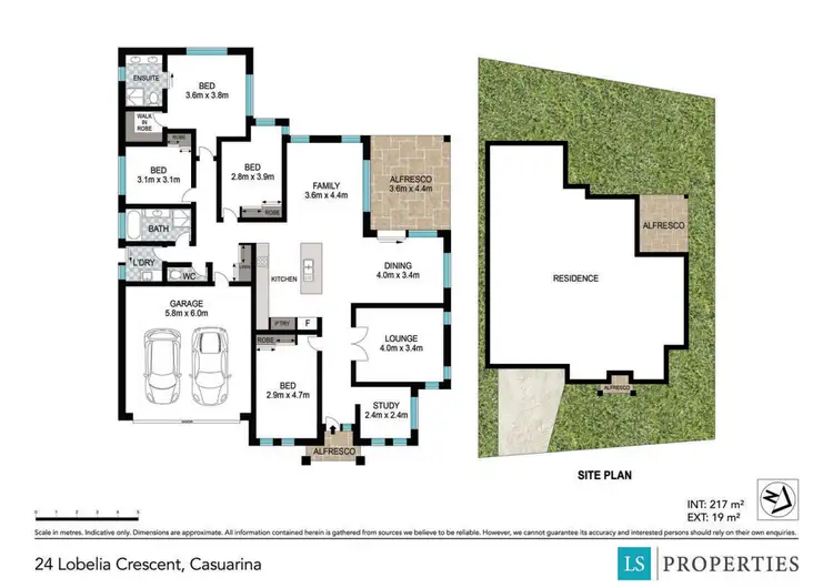 Floorplan of Homely house listing, 24 Lobelia Crescent, Casuarina NSW 2487