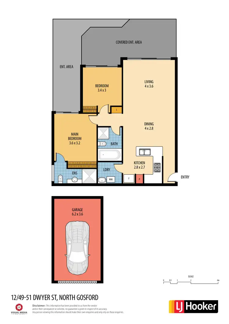 Floorplan of Homely apartment listing, 12/49-51 Dwyer Street, North Gosford NSW 2250