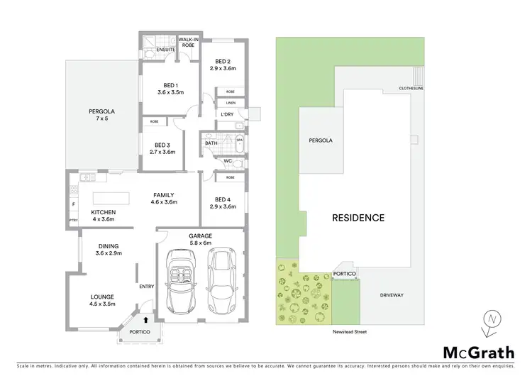 Floorplan of Homely house listing, 4 Newstead Street, Amaroo ACT 2914