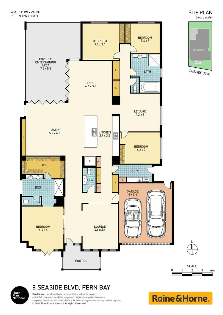 Floorplan of Homely house listing, 9 Seaside Boulevard, Fern Bay NSW 2295