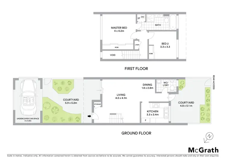 Floorplan of Homely townhouse listing, 2/46 Fontenoy Road, Macquarie Park NSW 2113