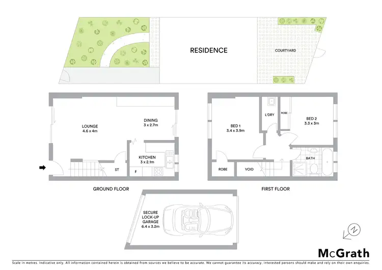 Floorplan of Homely townhouse listing, 10/10 Taranto Road, Marsfield NSW 2122