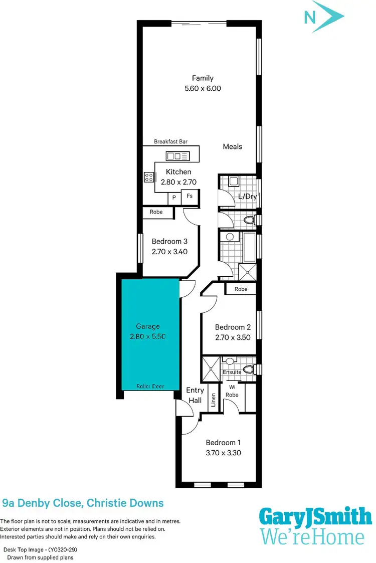 Floorplan of Homely house listing, 9a Denby Close, Christie Downs SA 5164