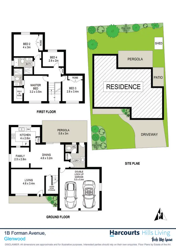 Floorplan of Homely house listing, 1B Forman Avenue, Glenwood NSW 2768