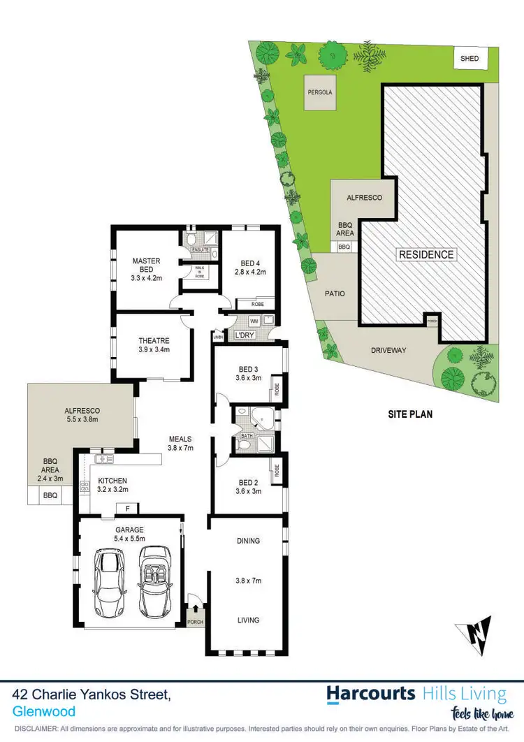 Floorplan of Homely house listing, 42 Charlie Yankos Street, Glenwood NSW 2768