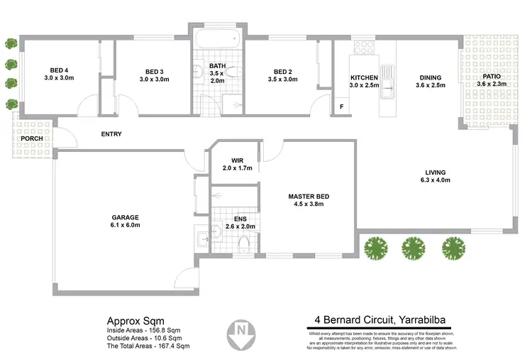 Floorplan of Homely house listing, 4 Bernard Circuit, Yarrabilba QLD 4207