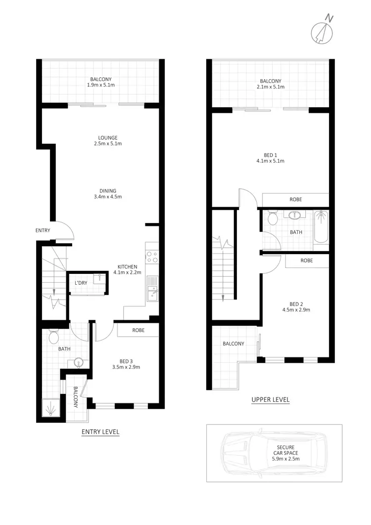 Floorplan of Homely apartment listing, 39/2-6 Bridge Road, Stanmore NSW 2048