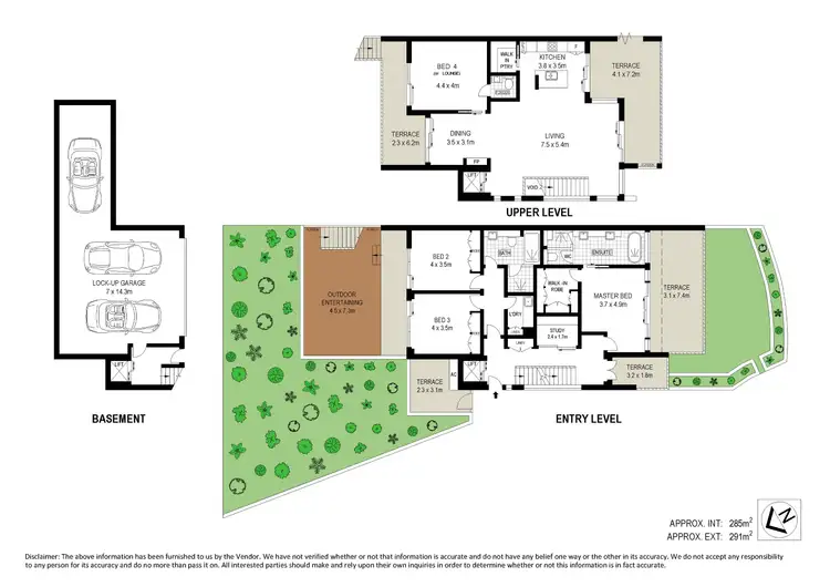Floorplan of Homely apartment listing, 7 Spring Cove Avenue, Manly NSW 2095
