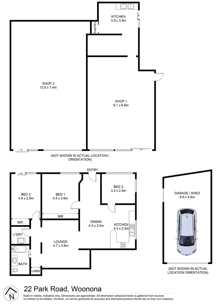 Floorplan of Homely house listing, 22 Park Road, Woonona NSW 2517