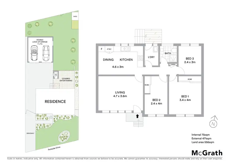 Floorplan of Homely house listing, 86 Parkside Drive, Dapto NSW 2530