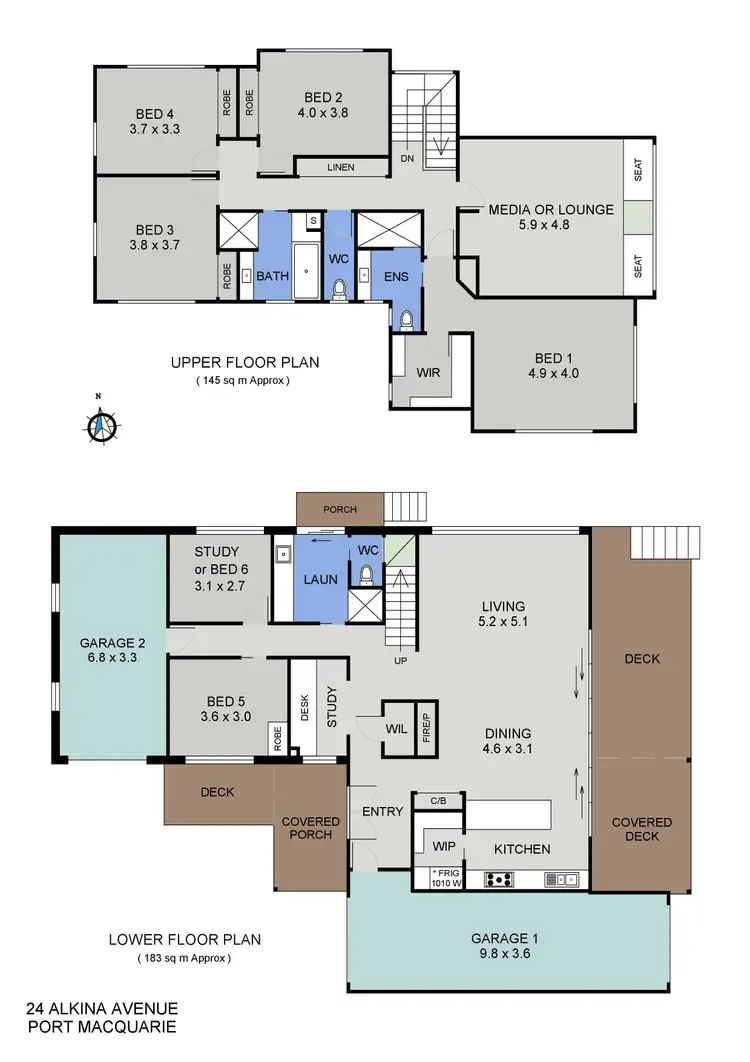 Floorplan of Homely house listing, 24 Alkina Avenue, Port Macquarie NSW 2444