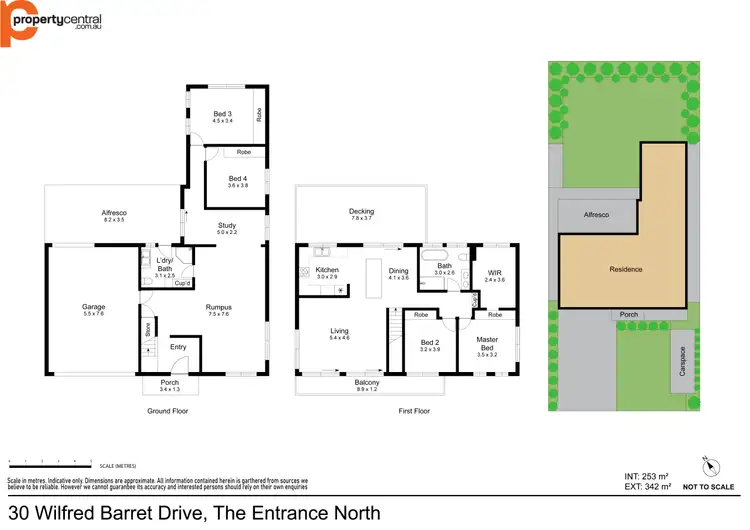Floorplan of Homely house listing, 30 Wilfred Barrett Drive, The Entrance North NSW 2261