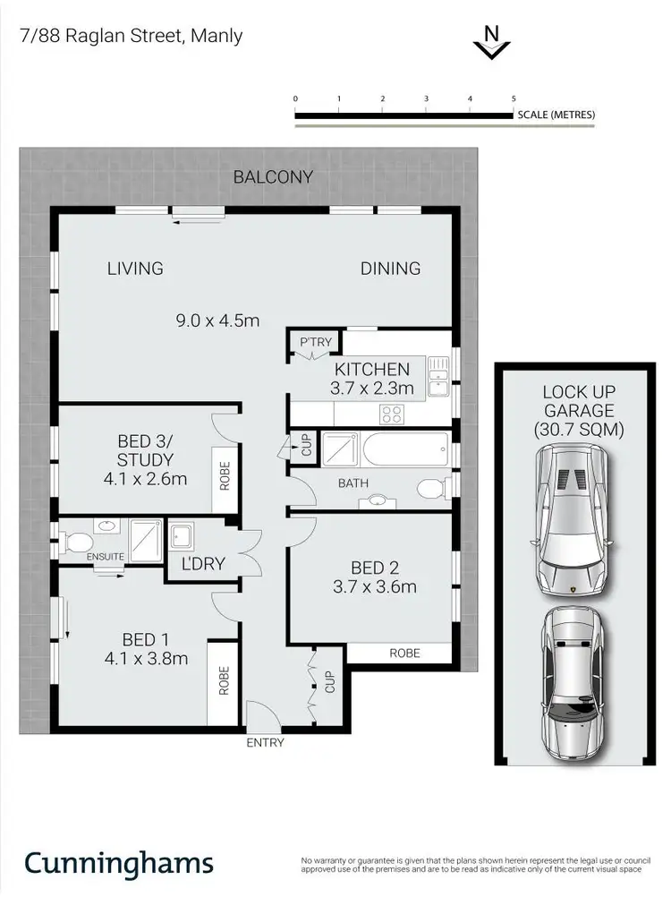 Floorplan of Homely apartment listing, 7/88 Raglan Street, Manly NSW 2095
