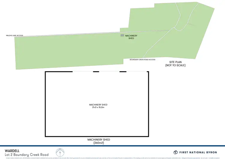 Floorplan of Homely rural property listing, Lot 2 Boundary Creek Road, East Wardell NSW 2477