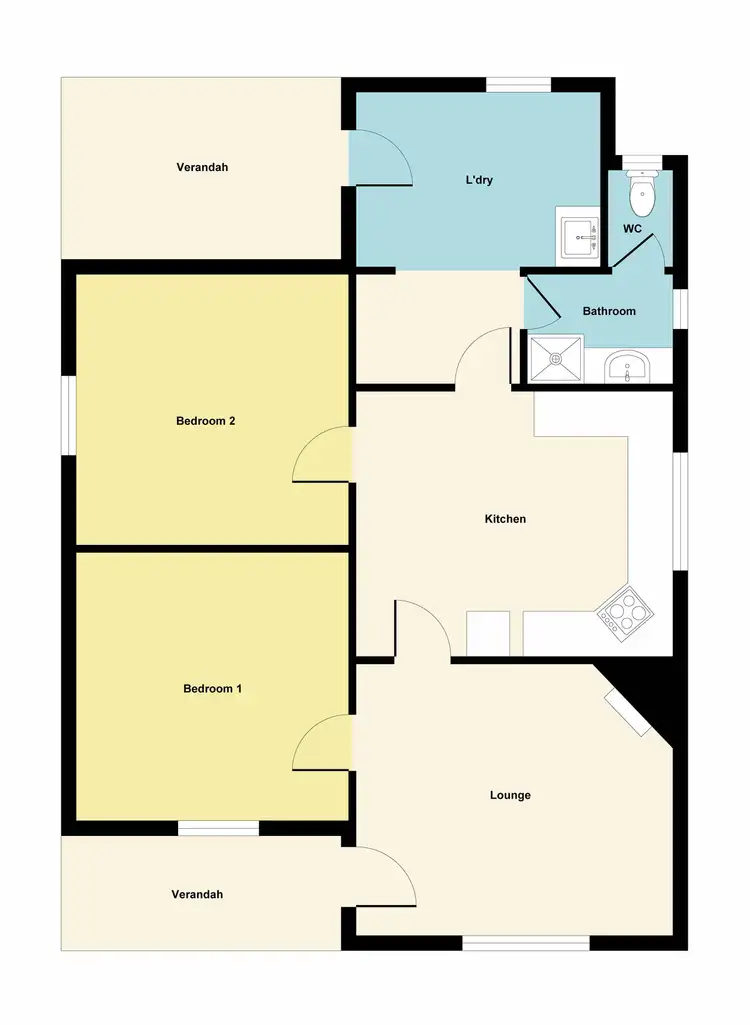Floorplan of Homely house listing, 156 Moore Street, Ararat VIC 3377