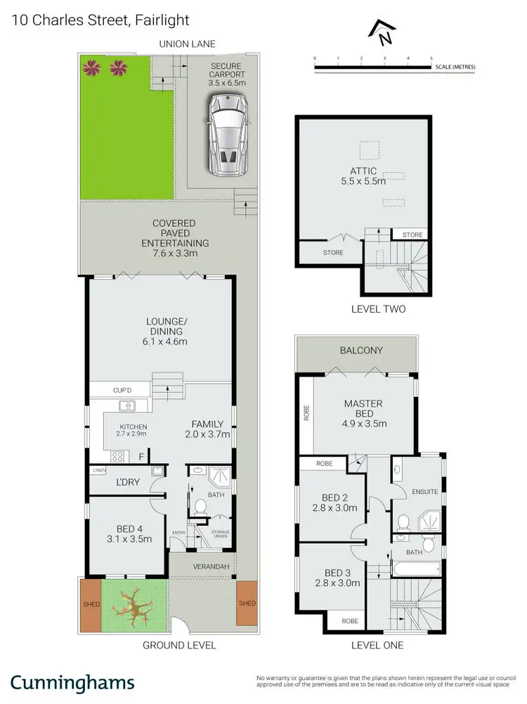 Floorplan of Homely house listing, 10 Charles Street, Fairlight NSW 2094
