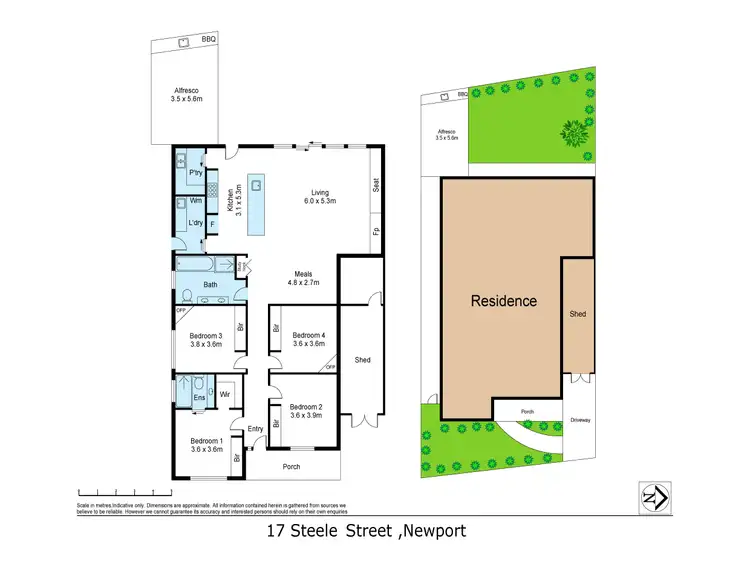Floorplan of Homely house listing, 17 Steele Street, Newport VIC 3015