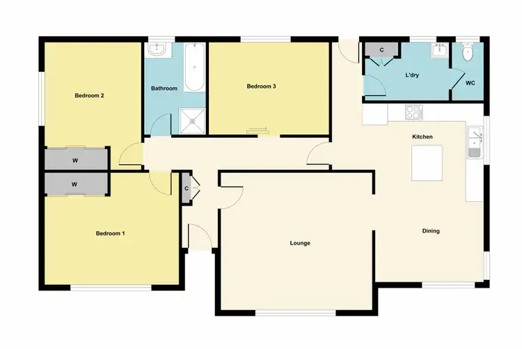 Floorplan of Homely house listing, 22 Vincent Street, Ararat VIC 3377