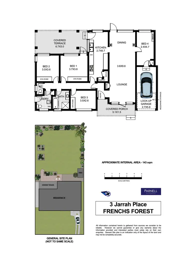 Floorplan of Homely house listing, 3 Jarrah Place, Frenchs Forest NSW 2086