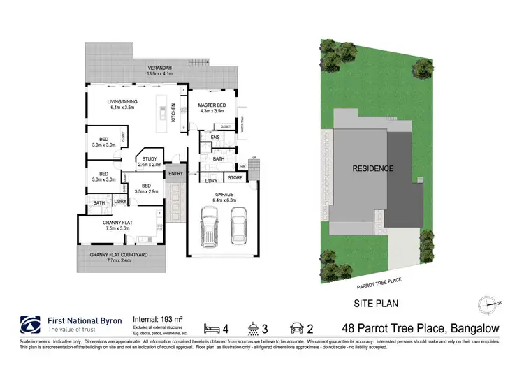 Floorplan of Homely house listing, 48 Parrot Tree Place, Bangalow NSW 2479